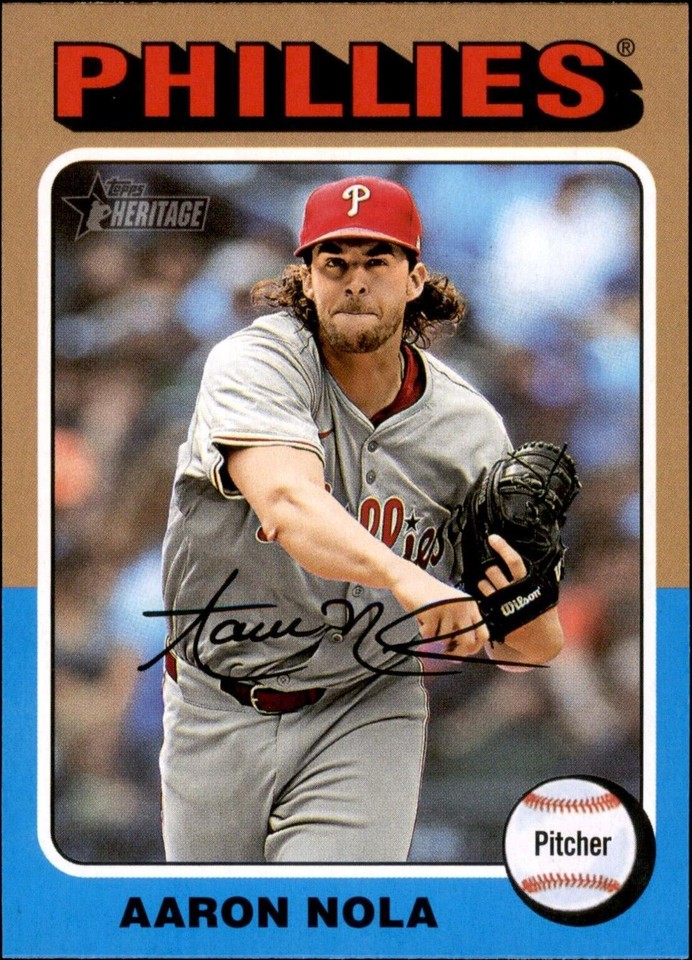 2024 Topps Heritage High Number - Aaron Nola #596 - 1 of 1