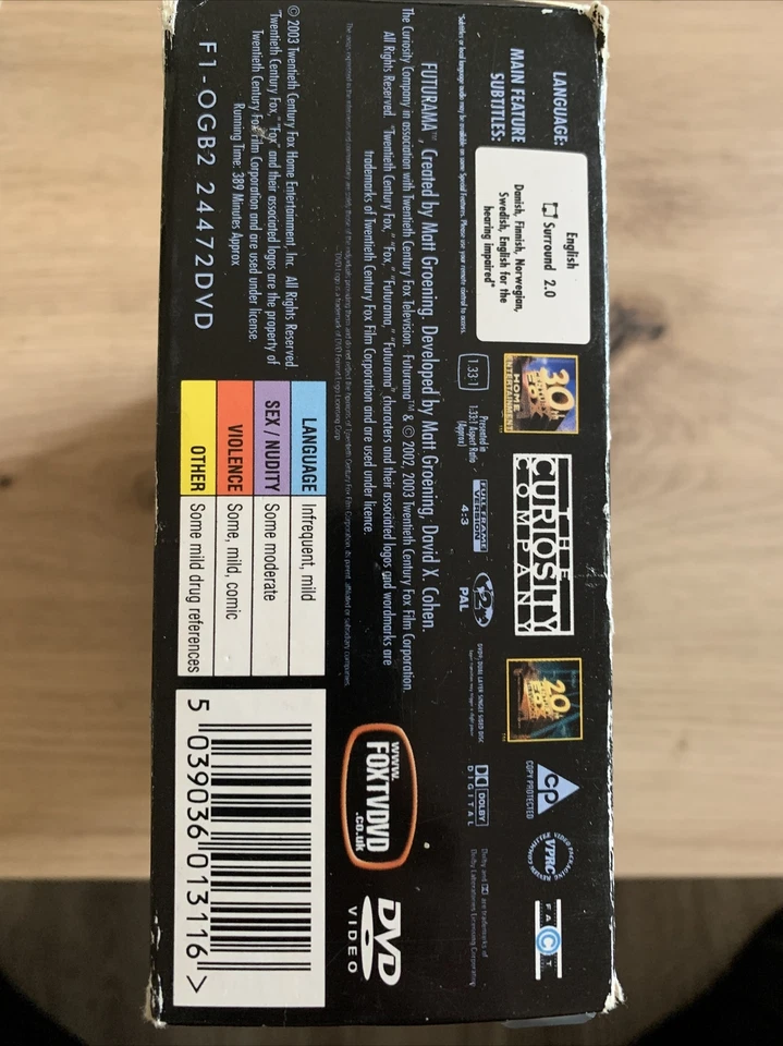 Futurama Season Four 4 Complete - Box 4 x DVD English Region 2 - Bild 4 von 4