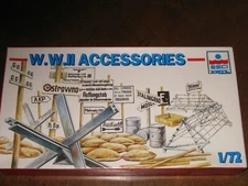 Esci/Ertl W.W.II ACCESSORIES 1/72 Scale - Model Kit #8352 - NEW!! (Unsealed Box)