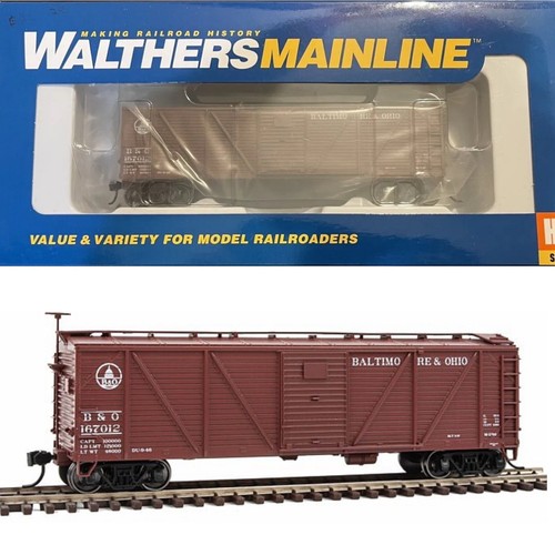 Walthers Mainline 910-40552 HO 40' Single-Sheathed Box Car w/ Murphy Ends (B&O) | Zustand: New