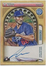 2021 Topps Gypsy Queen Blue Mitch White Rookie Auto #GQA-MW