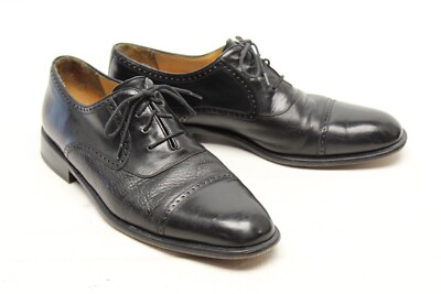 Mezlan Black Deerskin Leather Men\'s Dress Shoes Mezlan Deerskin Shoes # 21382 main image 2