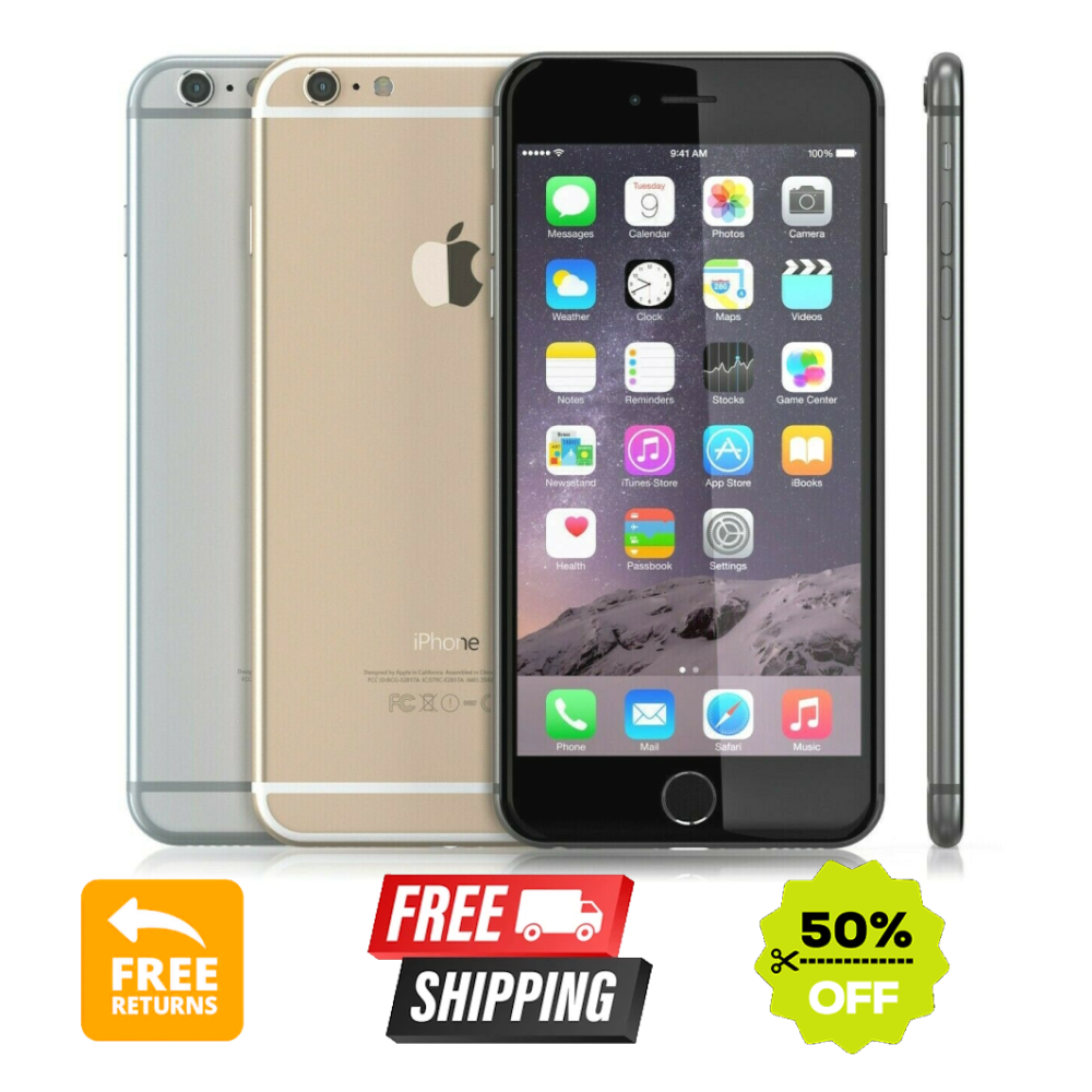 Apple - iPhone6プラス Apple iPhone 6 Plus - 64 GB - Silver (Unlocked) for sale