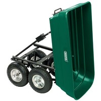 Draper 120L Gardener Landscape Wheeled Tipping Cart Trolley Barrow Trailer,52628
