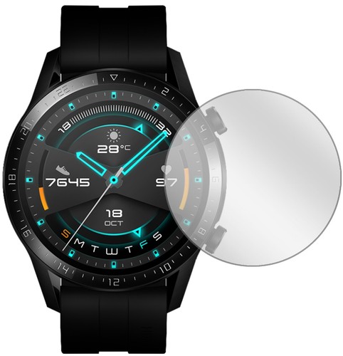 2x Protection pour Huawei Watch GT 2 (46mm) Film de d'écran protecteur clair - Photo 2 sur 4