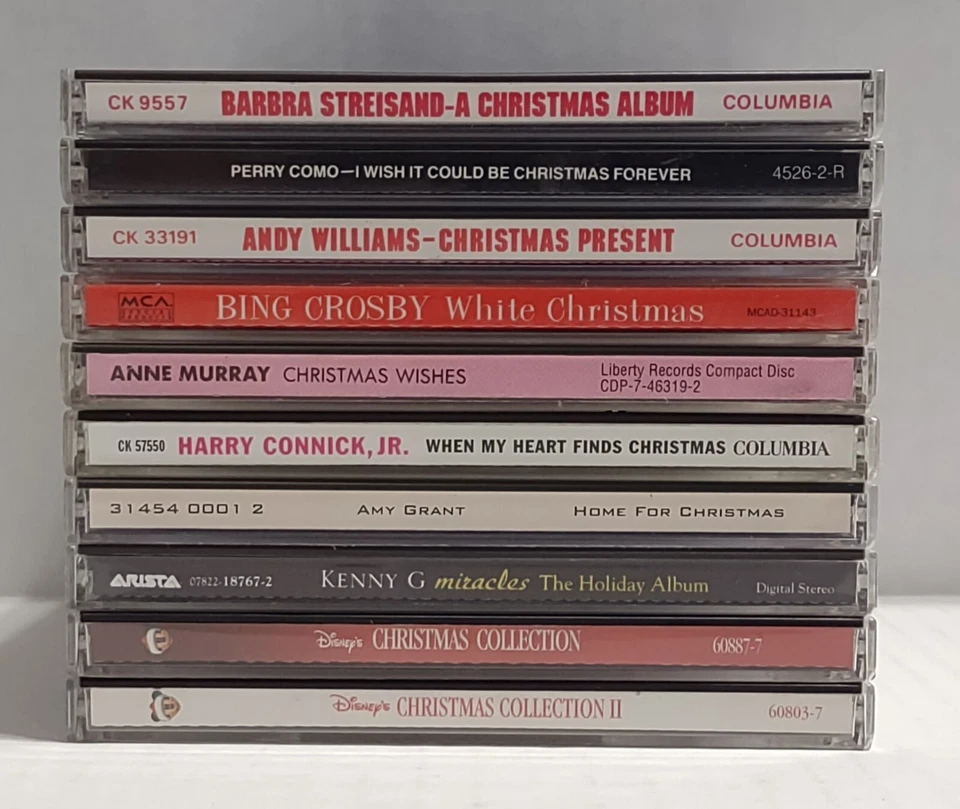 Lot Of 10 Classic Christmas CDs All Stars, Kenny G, Amy Grant, Disney And More Foto 2 de 4