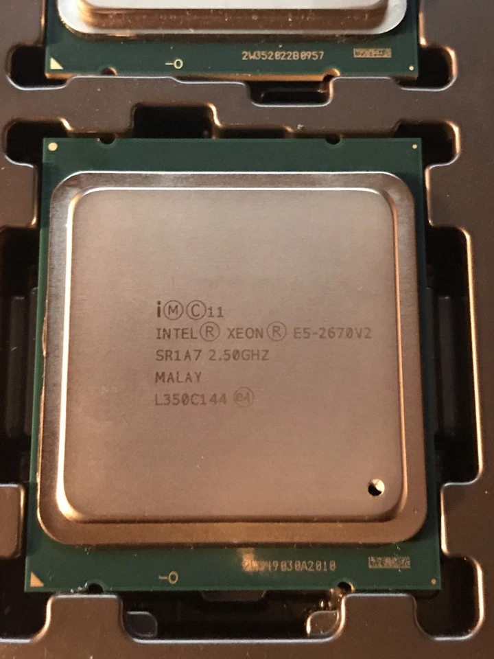 1x Intel Xeon E5-2670V2 SR1A7 2.5GHz 10 Cores Socket 2011 CPU Processor 8.0 G/T - Image 2 of 2