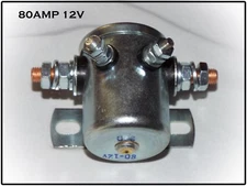 DC Power Solenoid, 12 Coil Voltage DC, 80 Amps, Duty Cycle: Continuous RV TRUCK