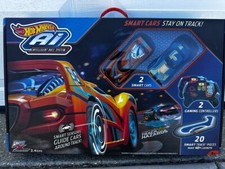 HOT WHEELS AI SMART CARS Sistema di Corsa Intelligente 2 AUTO E CONTROLLER