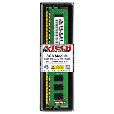 8GB 2Rx8 PC3-12800E ECC UDIMM Intel DH61SA Dh67Kc DH67VR DZ77GAL-70K Memory RAM
