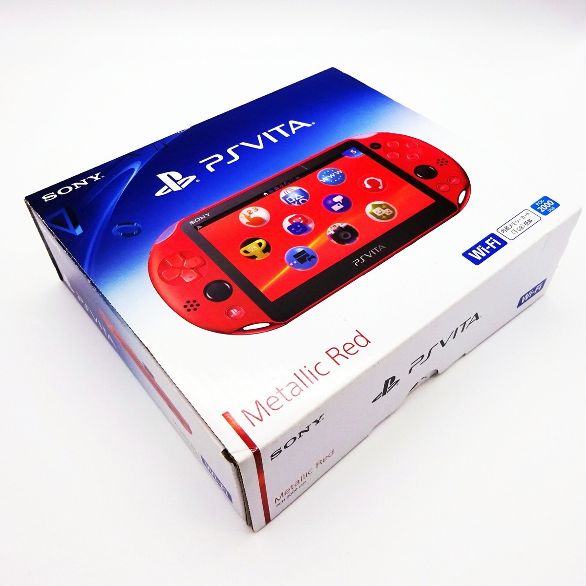 SONY PSVita PCH-2000 メタリック・レッド ZA26 Amazon.com: Sony PlayStation Vita 2000 Wi-Fi Metallic Red