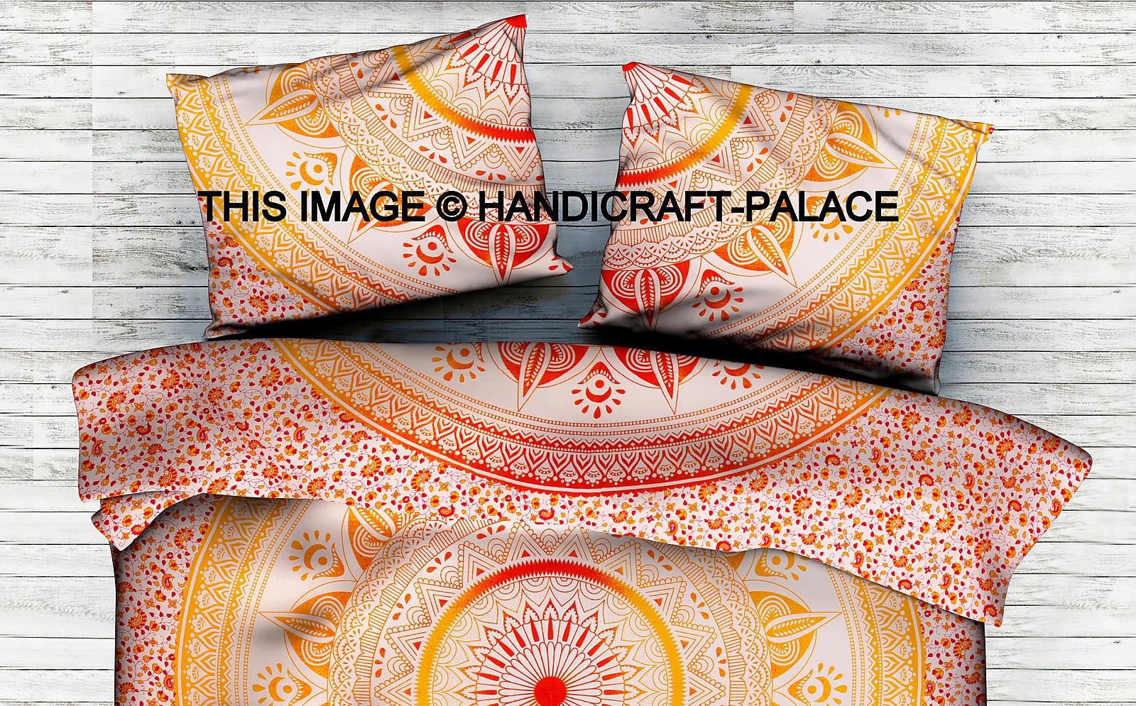 INDIEN Cotton Bohemian Decorative Bedding Throw Ombre Mandala Sham Pillow Cover