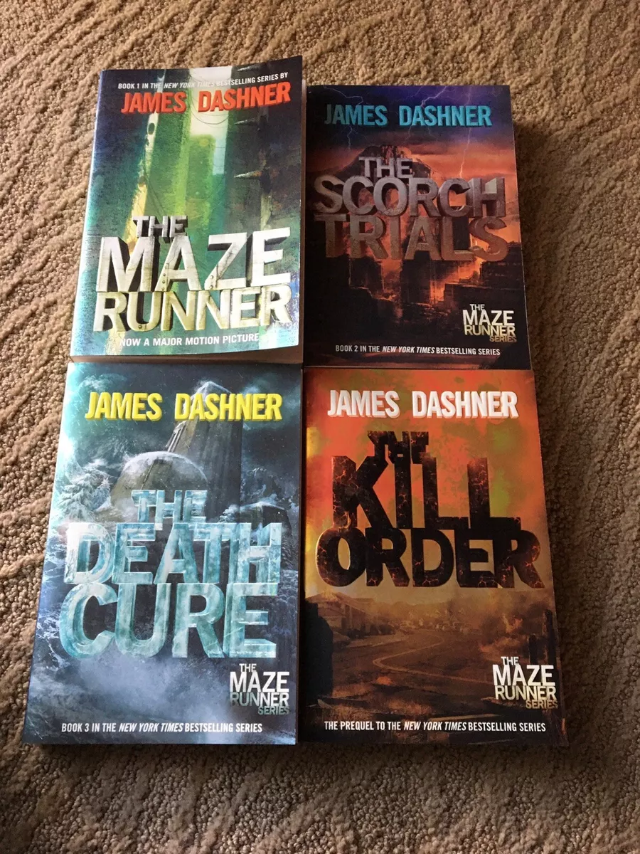 The Maze Runner SET OF 4 BOOKS by James Dashner, Paperback