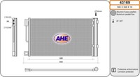 Kondensator Klimaanlage 43169 AHE FüR Peugeot CitroëN Opel Fiat Alfa Romeo