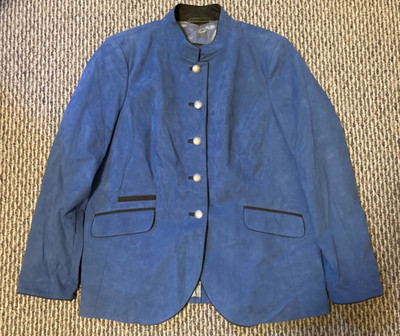 Schneiders Salzburg Ashley Blazer Women 16 Amaretta Faux Suede Quiet Luxury