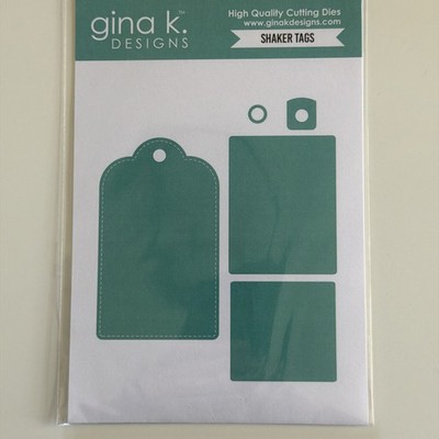 Gina K Designs Shaker Tags Stand alone dies