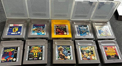 GameBoy Color Spiele Konvolut 10  Donkey Kong Asterix Top Gun Sammlung Rarität