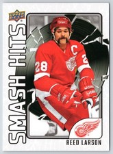 REED LARSON 2025-26 UD DETROIT RED WINGS CENTENNIAL SMASH HITS #SH-7       90353