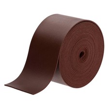 Faux Leather Straps, 2" x 70.9" Leather Strip 1.4mm Thick, Dark Coffee 