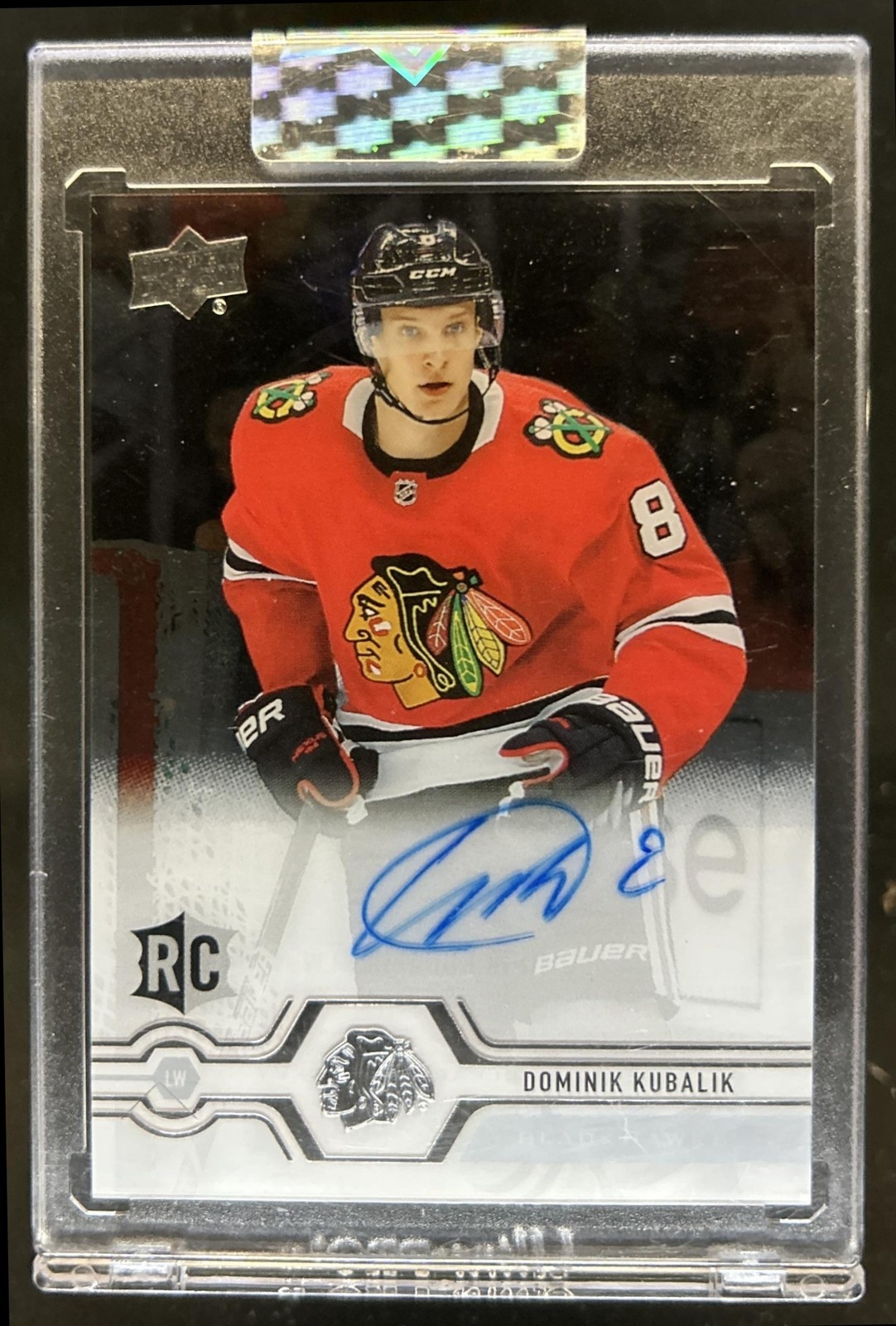 Dominik Kubalik #CC-DK 2019-20 Upper Deck Clear Cut Hockey Autoograph