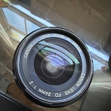  Exc 5 Canon New FD NFD 24mm f2 MF Wide Angle Lens From JAPAN