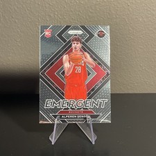 2021-22 Panini Prizm #28 Alperen Sengun Emergent