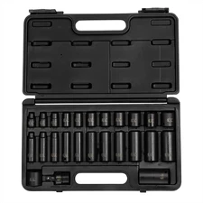 Sunex SUN3325 3/8" Drive 25-Piece SAE Master Impact Socket Set