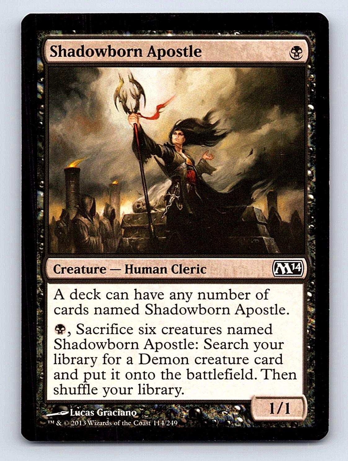 Shadowborn Apostle 114 Common Magic 2014 (M14) Magic: The Gathering Near Mint