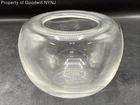 Tiffany & Co Elsa Peretti Vintage Clear Art Glass Bowl Round Minimalist