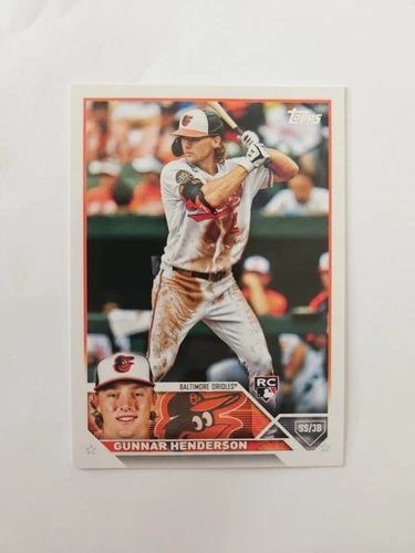 2023 Topps Series 1 Gunnar Henderson #206 Rookie RC Orioles 