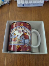 Lang and Wise Collector Mug Garden Delights  Birdhouse Watering Can Cup 1998