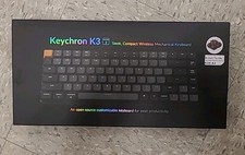 KEYCHRON K3 V3 SLEEK COMPACT WIRELESS MECHANICAL KEYBOARD- OPEN BOX