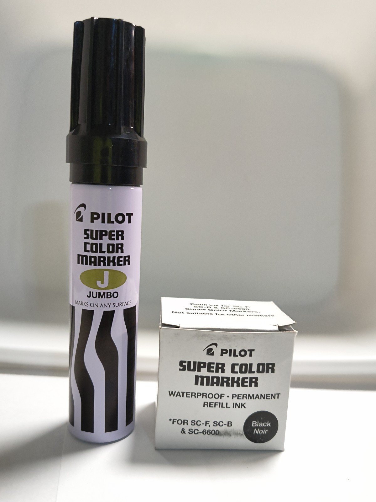 Pilot Jumbo Super Color  Marker & Black Refill Ink For Office School Home 
