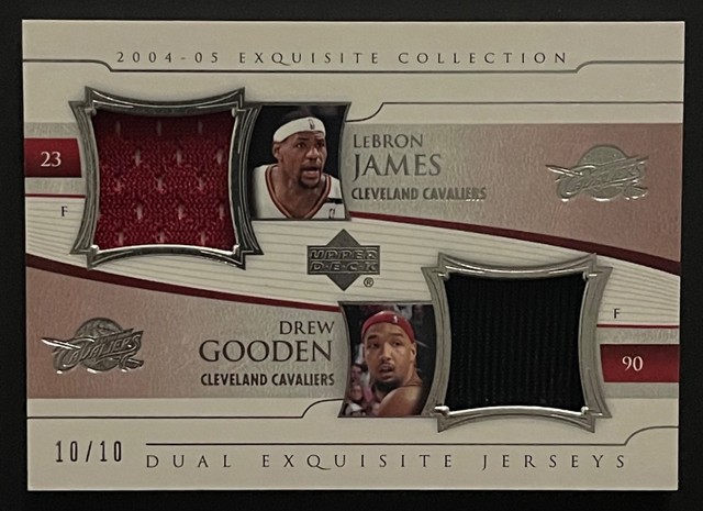 2004 05 UD Exquisite Lebron James Drew Gooden Dual Extra Jersey /10 Rare Price 1