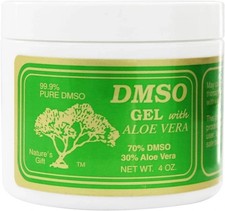 DMSO gel with aloe vera 4 oz 70 DMSO 30 Aloe Vera 99.9 Pure DMSO