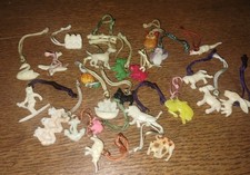 LOT OF 24 Vintage Plastic Cracker Jack Gumball Prize Celluloid Charms