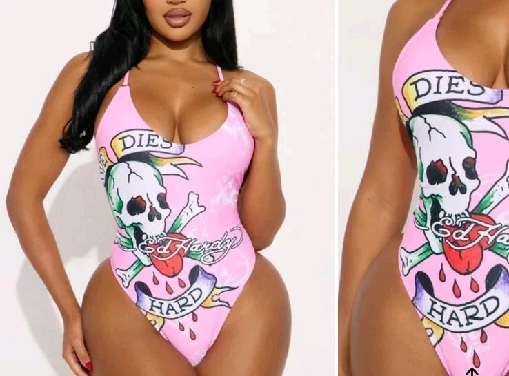 Ed Hardy Pink Swimwear for Women for sale | eBay