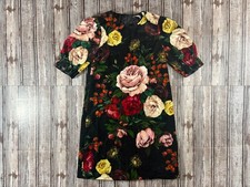 Dolce & Gabbana Girls Floral velvet Dress size 7/8 Rose barocche multicolor NWT
