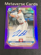 2026 Bowman Chrome Marek Houston Purple Refractor 1st Prospect Auto 229/250
