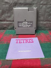 Tetris (Nintendo Entertainment System, 1989) - Cartridge + Manual - Authentic