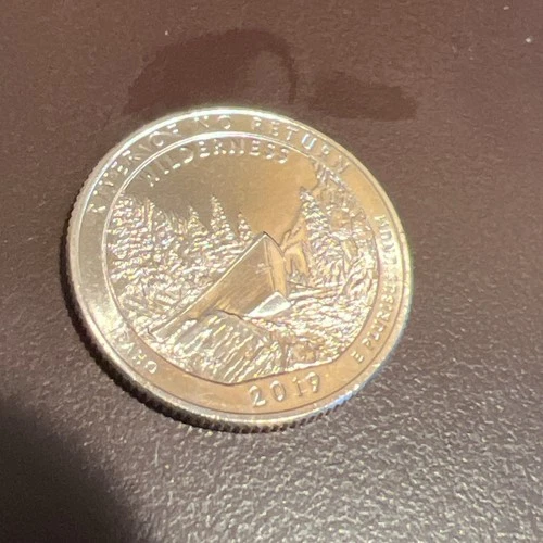 Brilliant UNC.2019 W Mint River Of No Return Idaho Wilderness Quarter West Point