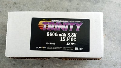 Trinity 8600 Mah 1s  3.8v Lipo Battery 