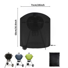 Heavy Duty BBQ Grill Cover for Outdoor Grill Waterproof Weather Resistant UV & F