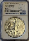 2017 (P) American Silver Eagle NGC MS70 Early Releases