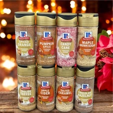 8 PACK McCormick Finishing Sugar Set Holiday Variety Pack Limited Edition Lot