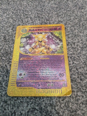 #ad Pokémon TCG Alakazam Oversized Promos 1 12 Expedition Box Topper GBP 68.85