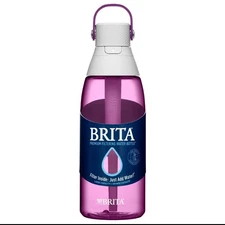 NWT Brita Premium Filtering Water Bottle Leak Proof Orchid/Purple, 36oz