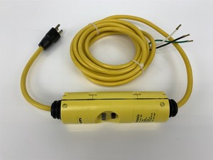 Hilti GFCI Cable 57040 Class A 2015813 Rainproof 120V 20A with Bare-Wire End