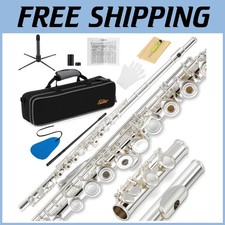 Beginner Flute Kit with Fingering Chart and Stand