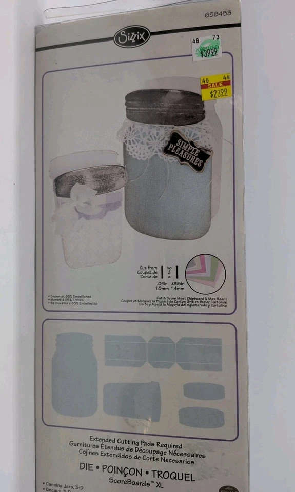 Лот из 7 различных штампованных штампов Ellison XL банки для консервирования кухонные канистры BigZ - Изображение 2 из 4